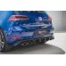 Диффузор заднего бампер на VW Golf VII R рестайл